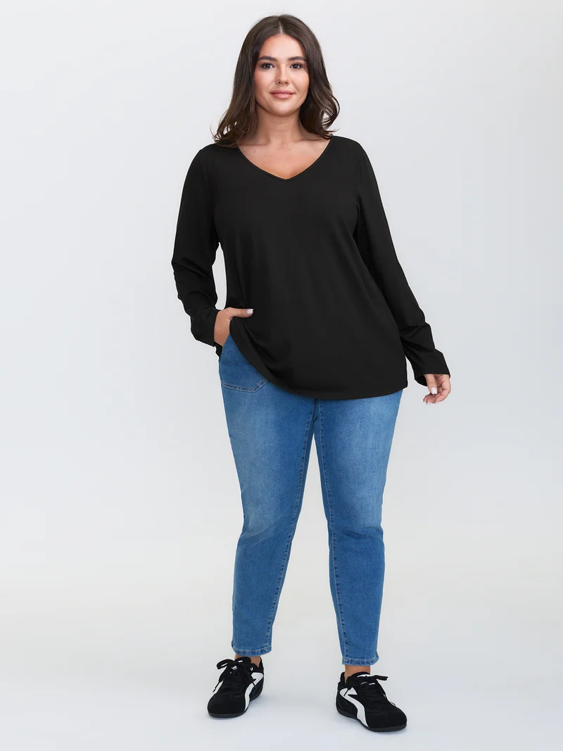 Supersoft Backless Cross-Tie T-Shirt