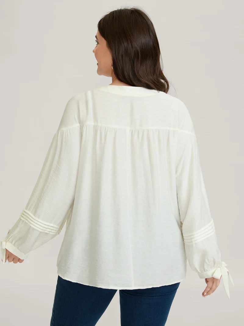 Supersoft Sleeve-Tie Button-Down Shirt