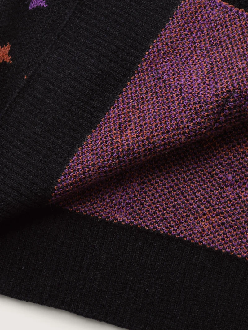 Halloween Party Print Hooded Pocket Cardigan