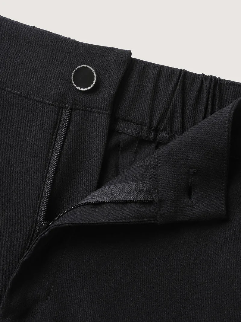 Side Embroidered Bootcut Pants