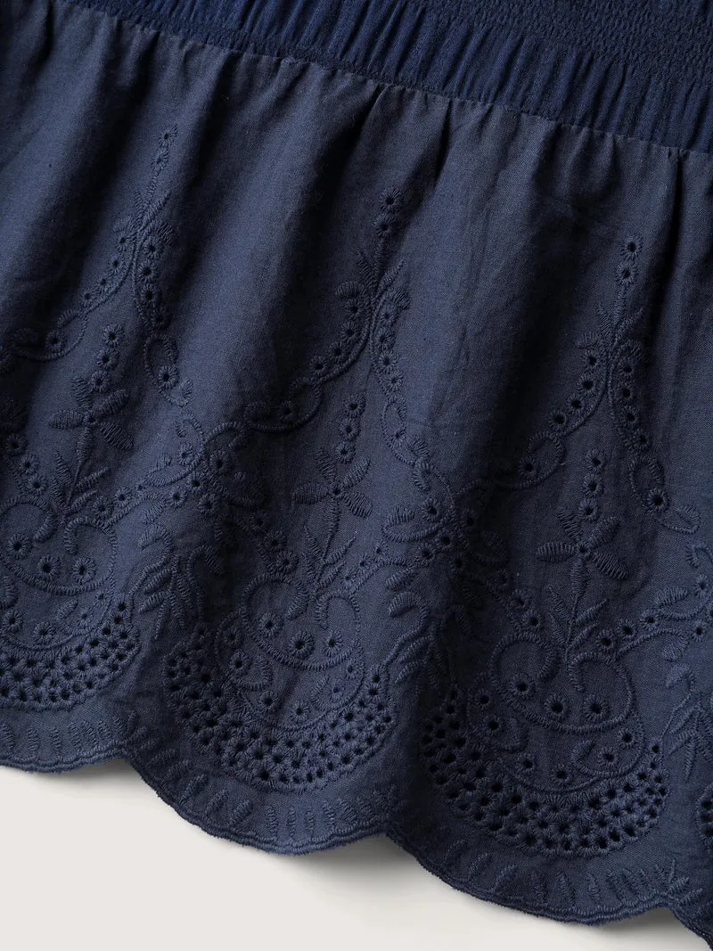 Textured Notched Collar Midi Dress