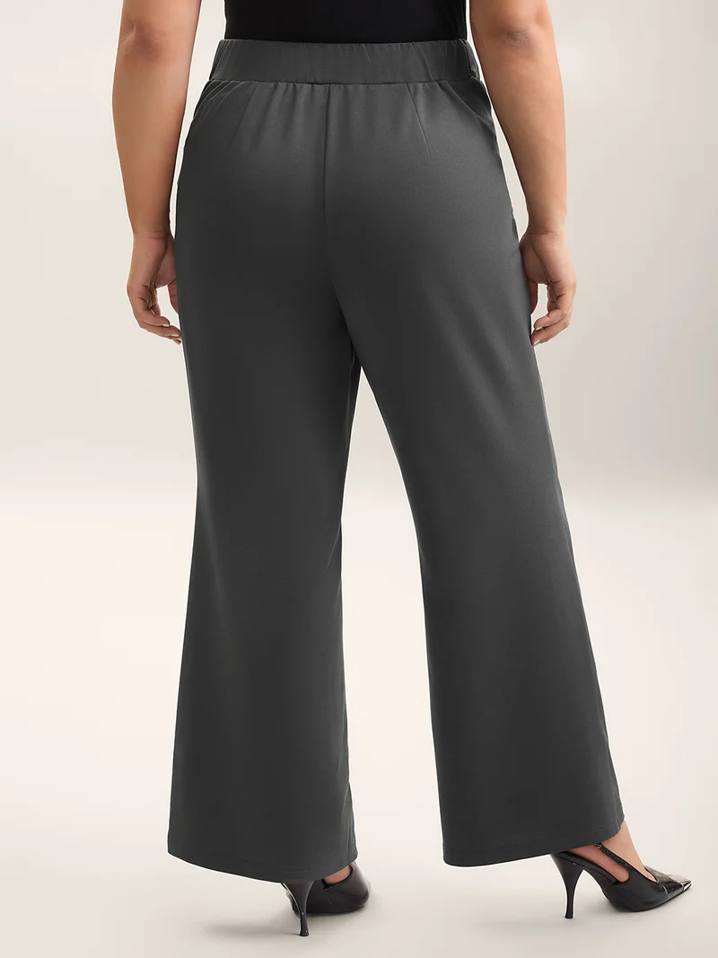 Button No-Waist Gap Pull On Pants