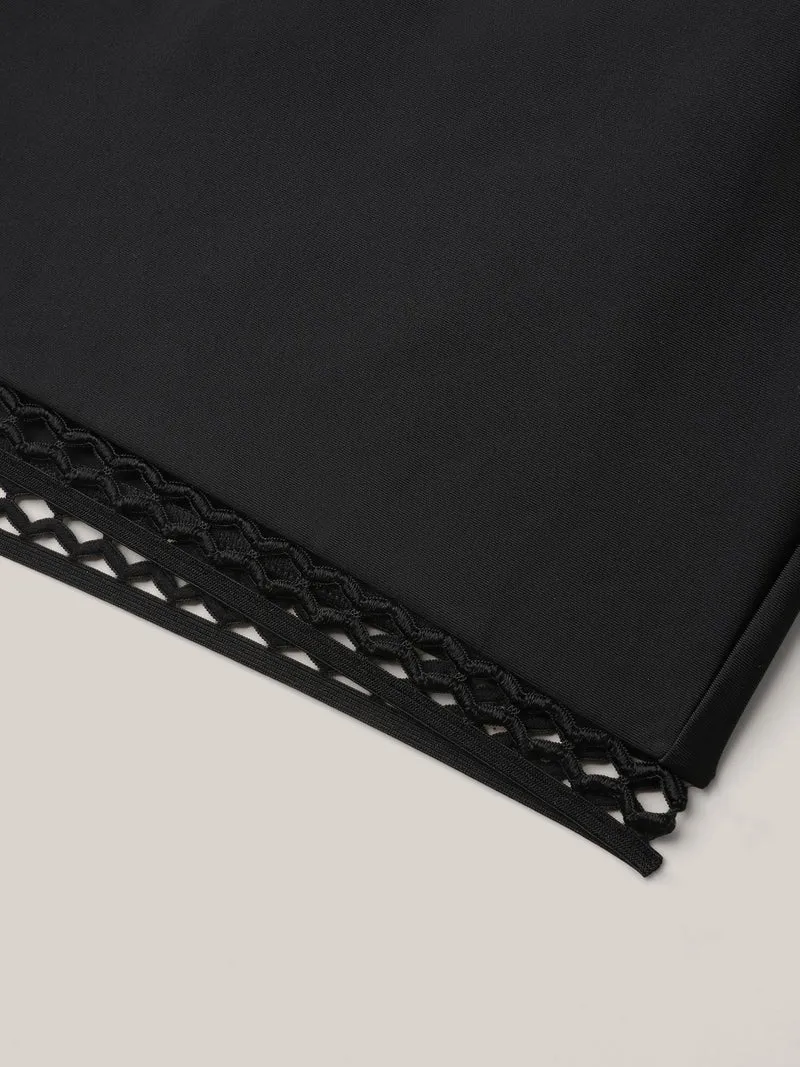 Spliced Webbed Pockets Swim Bottoms