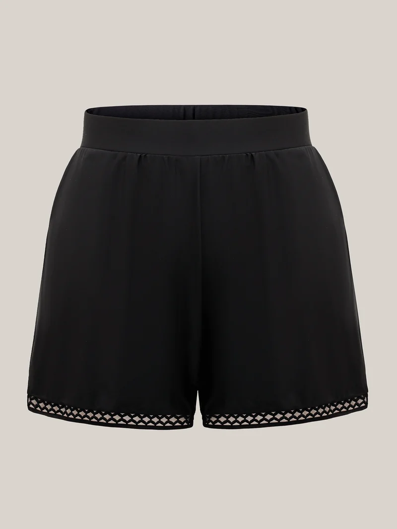 Spliced Webbed Pockets Swim Bottoms