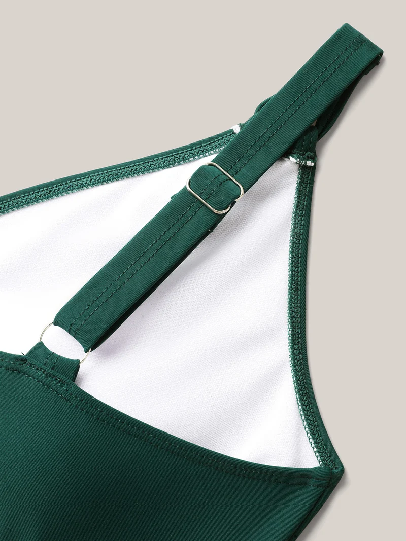 Flared Hem Tied Adjustable Swim Dress