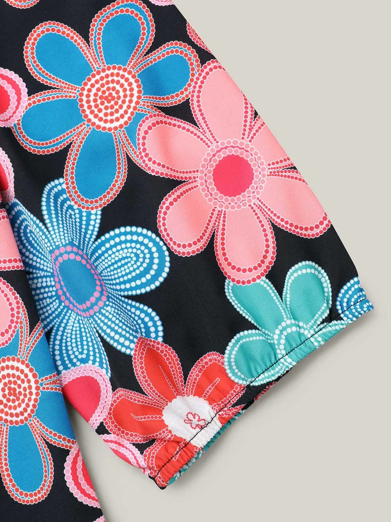 Multicolor Floral Fun Print Shirt