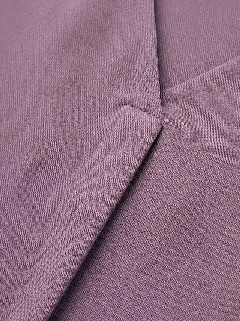 Pleated-Front Flutter Sleeve Shirt