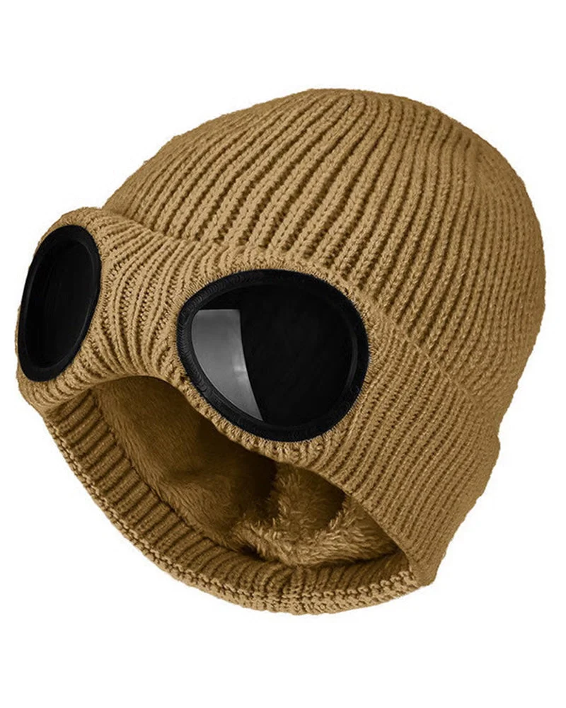 Bonnet Unisexe Uni Avec Design De Lentille De Lunettes