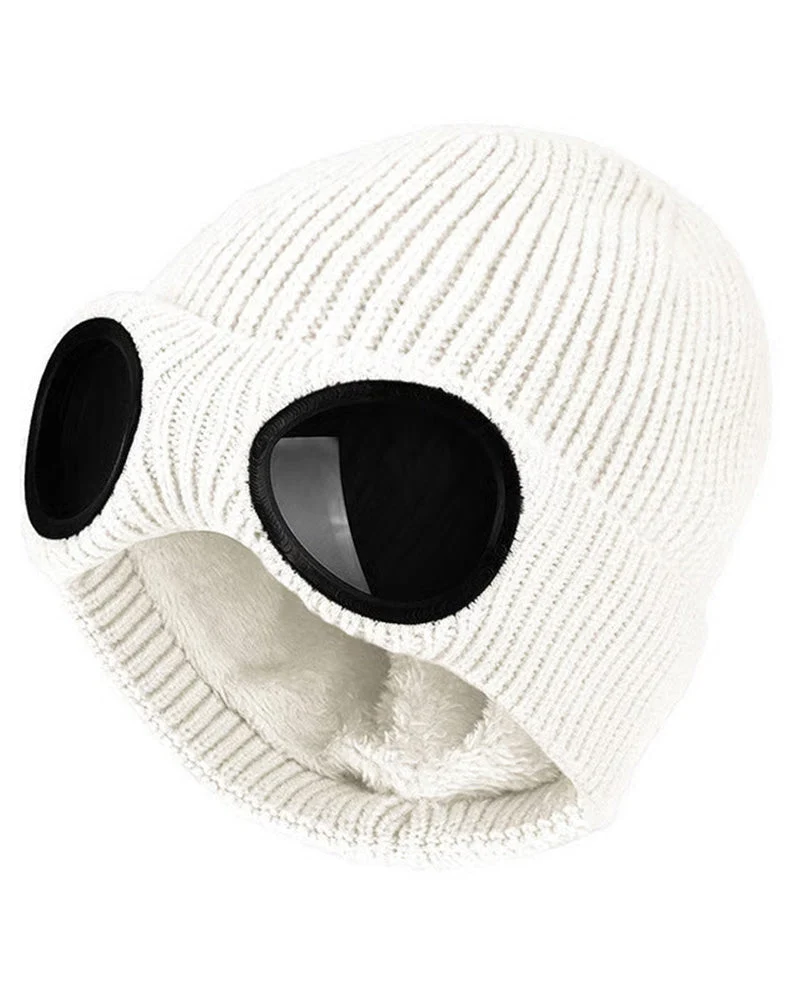 Bonnet Unisexe Uni Avec Design De Lentille De Lunettes