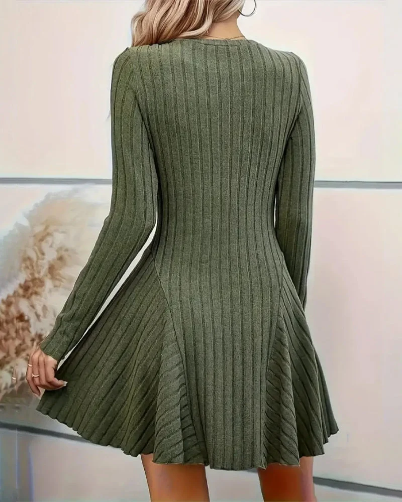 Robe Ligne A Manche Longue
