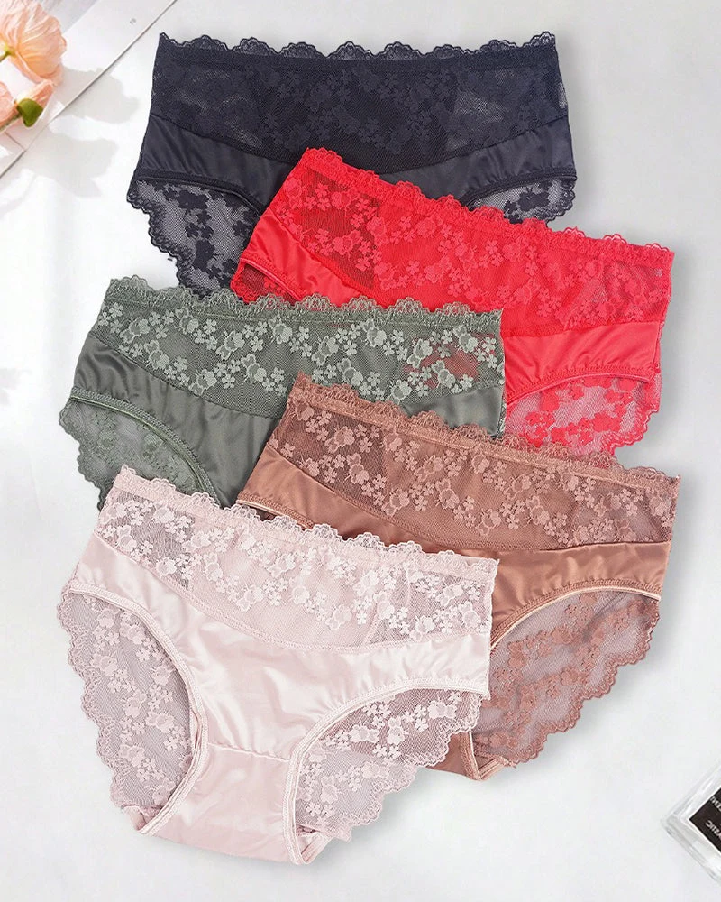 Culotte Uni Dentelle