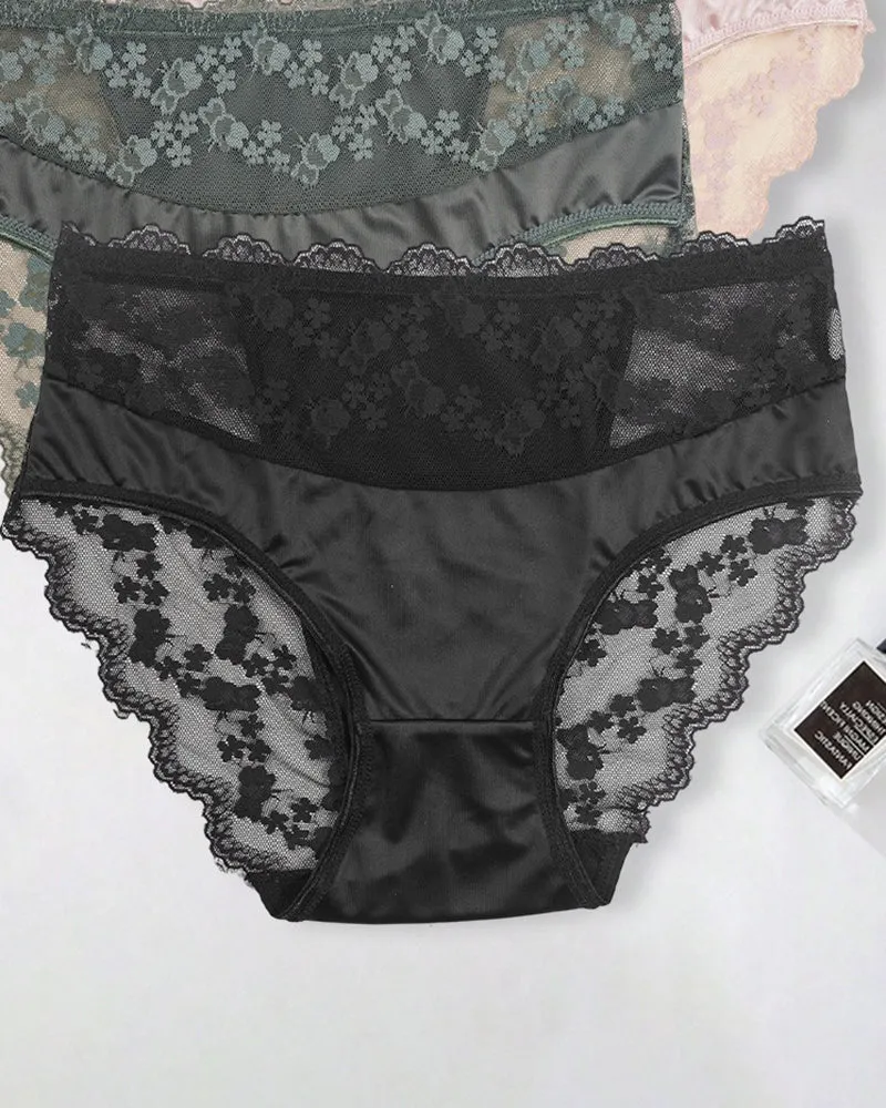 Culotte Uni Dentelle