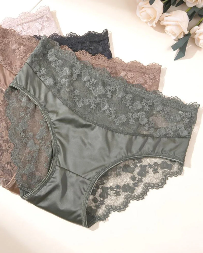 Culotte Uni Dentelle