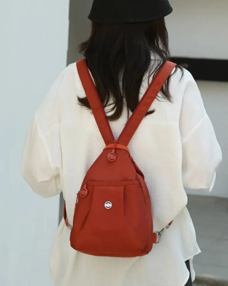 Sac Multi-Poches Convertible Sac À Dos & Bandoulière