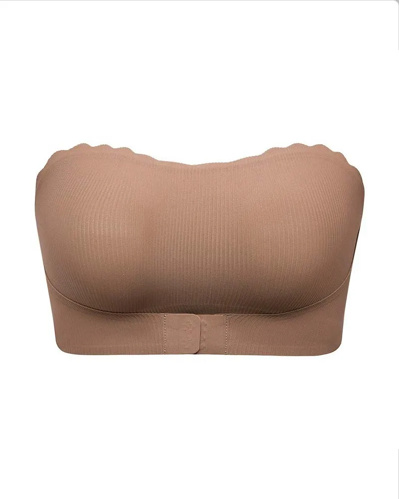 Lingerie Femme Bord Vague Sans Bretelles