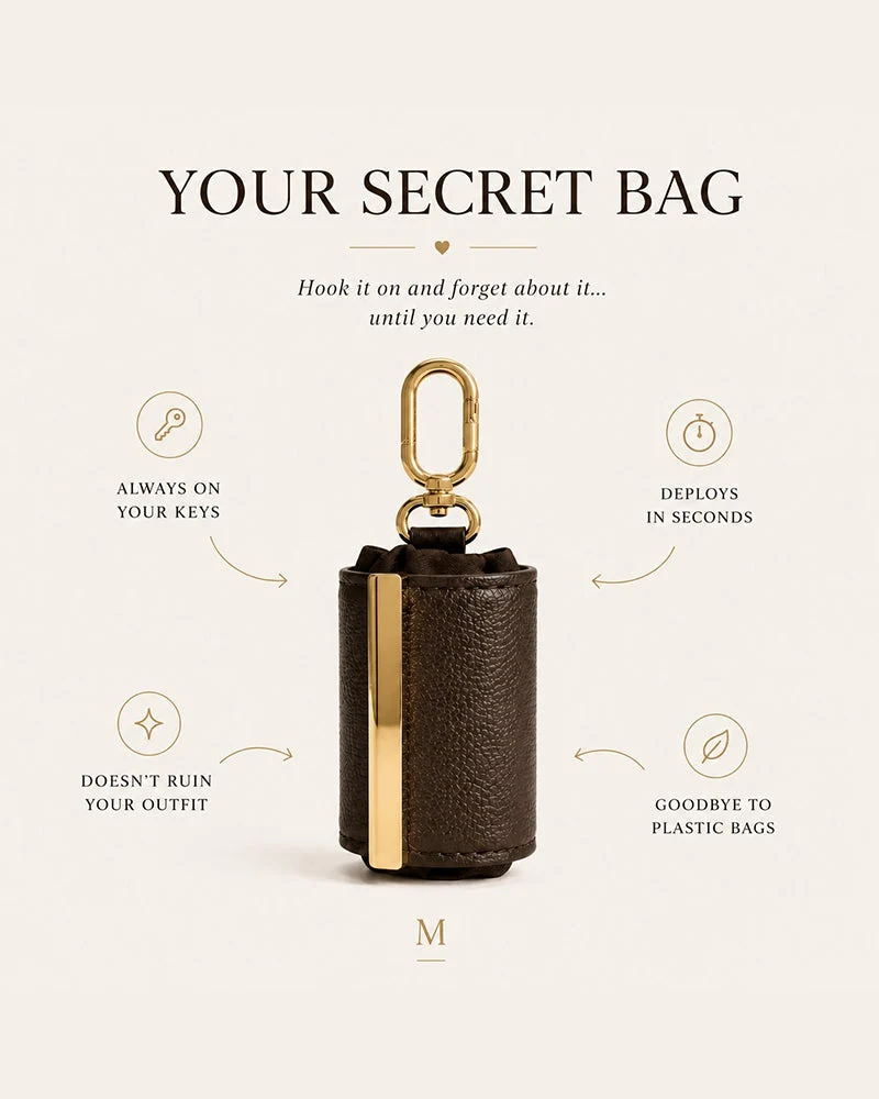 Sac Transformable Charm – Tote En Cuir Vegan Élégant & Charm Porte-Clés