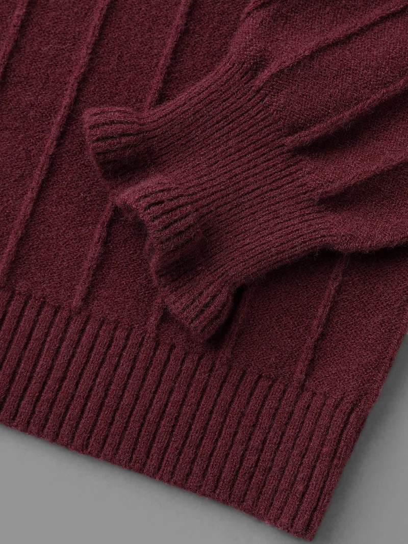 Supersoft Essentials Ruffles Neck Raglan Sleeve Pullover