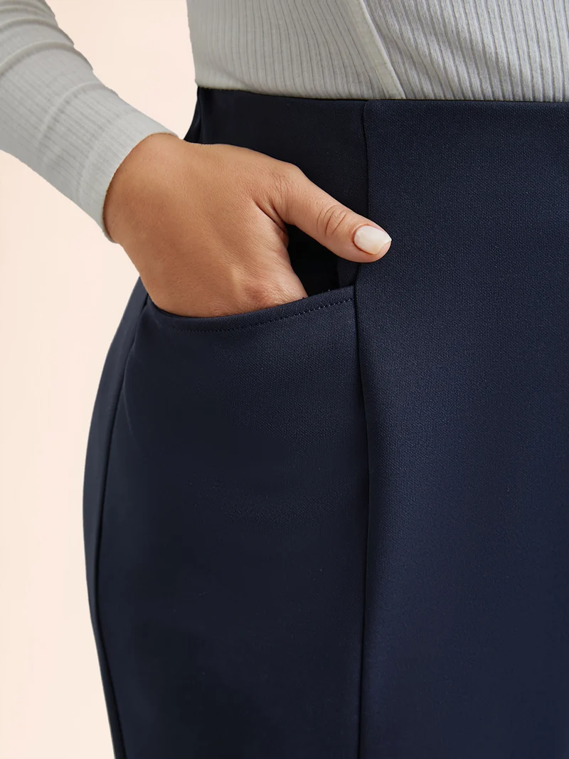 No-Waist Gap Straight Leg Pants