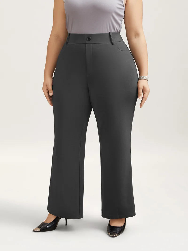 No-Waist Gap High Rise Flared Pants
