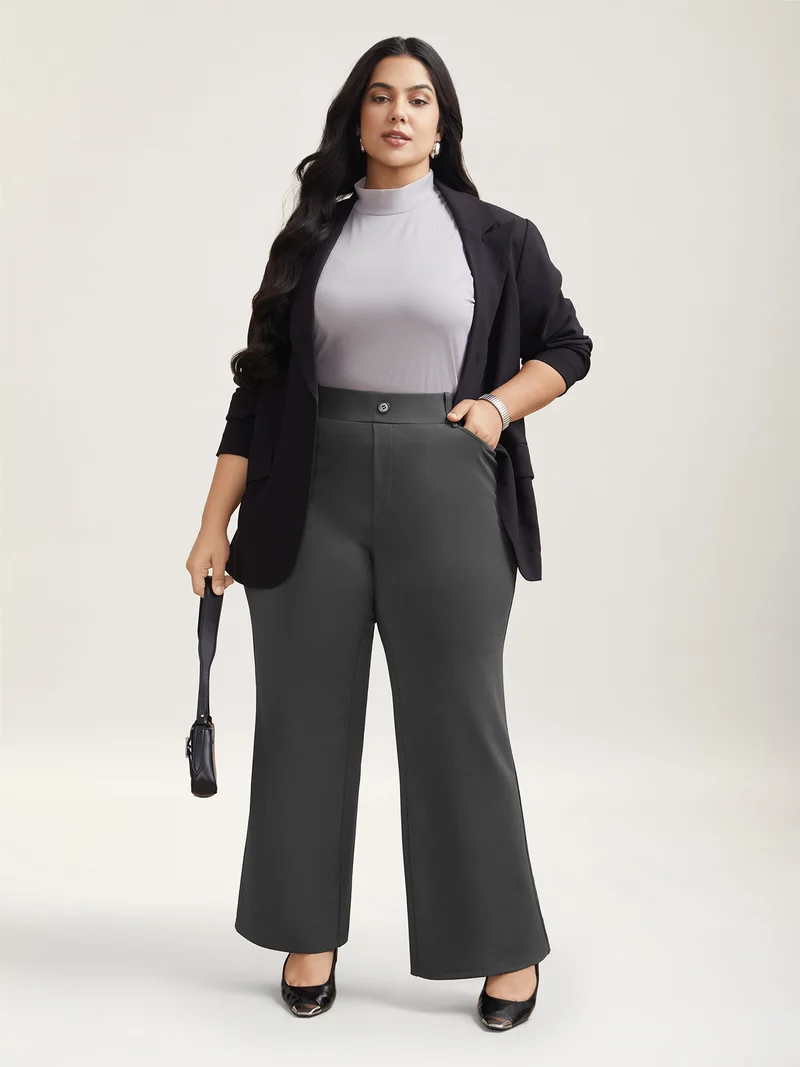No-Waist Gap High Rise Flared Pants