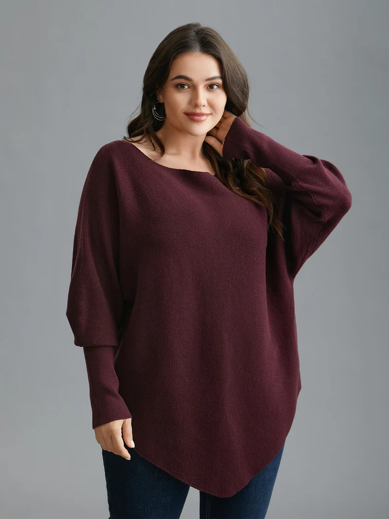 Supersoft Essentials Solid Dolman Sleeve Pullover