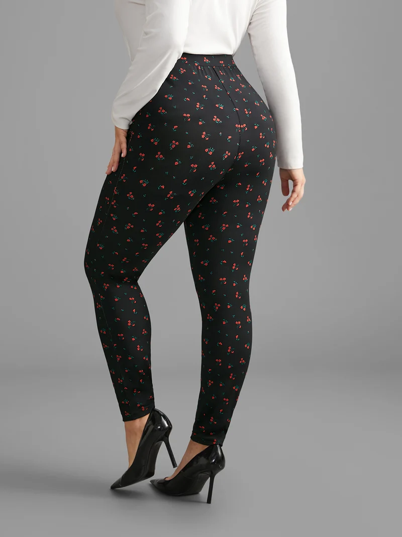 Ditsy Floral Pocket Skinny Leggings