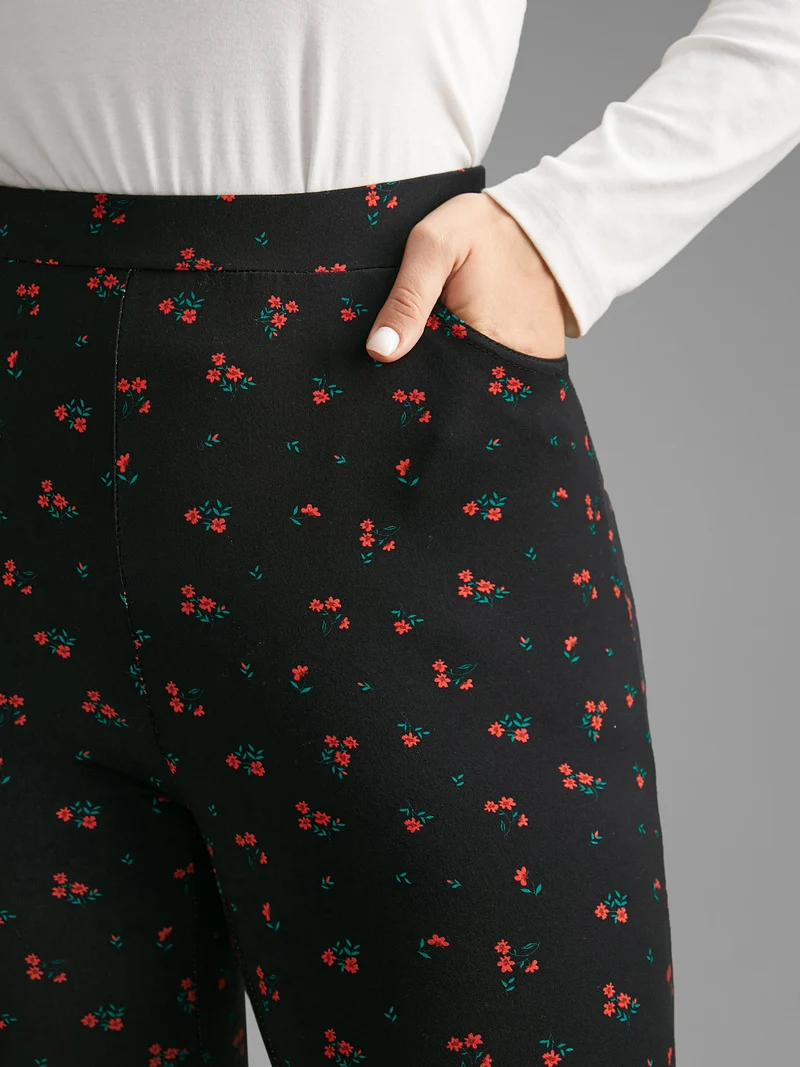 Ditsy Floral Pocket Skinny Leggings