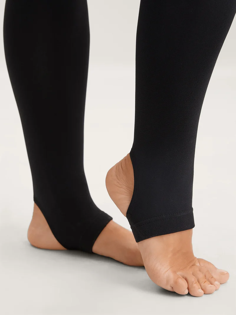 Stretch Solid Stirrup Tights