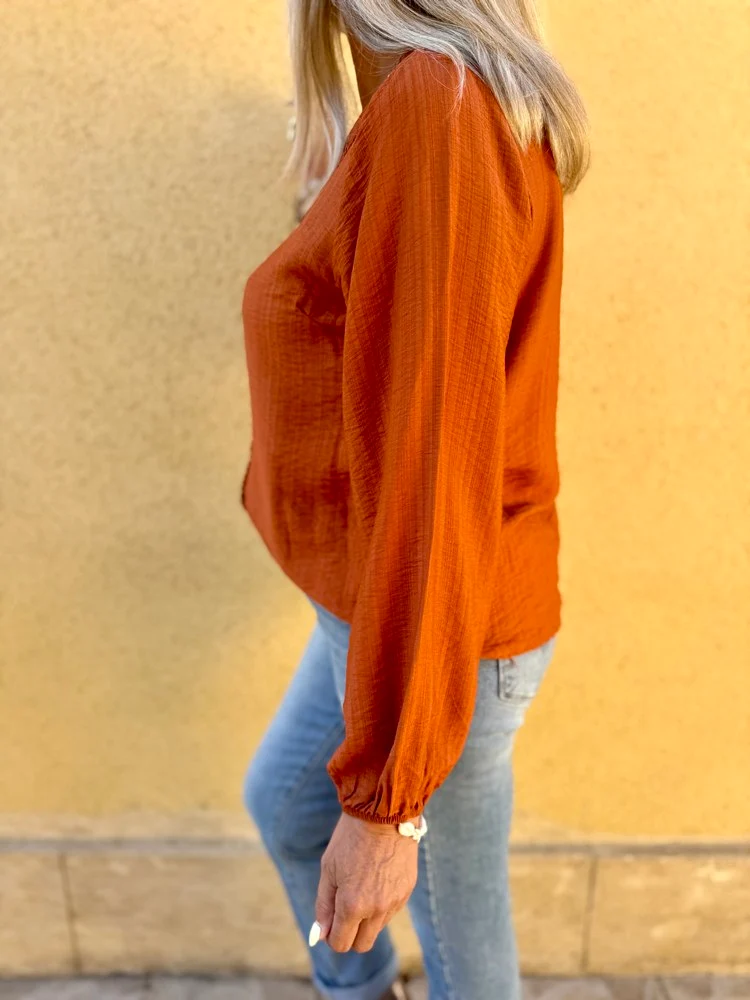 Tunique Clara brique