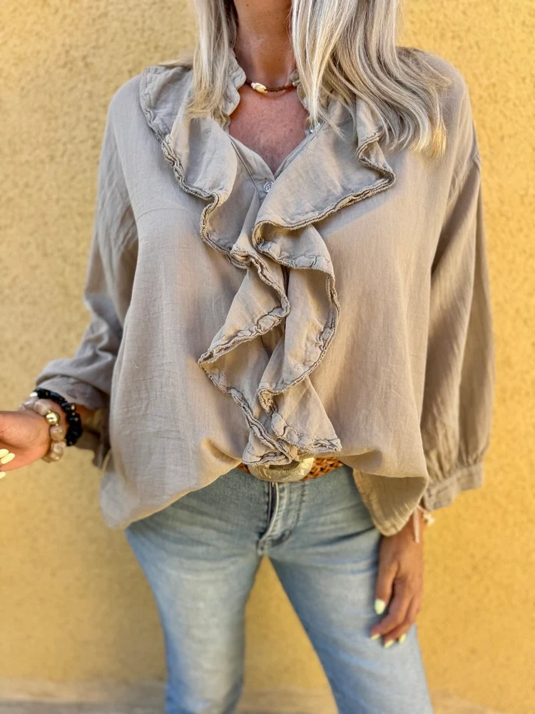 Chemise Alina taupe