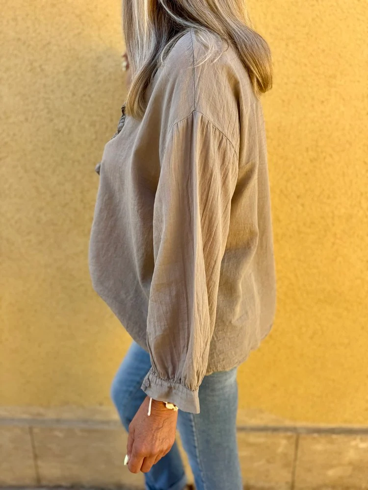 Chemise Alina taupe