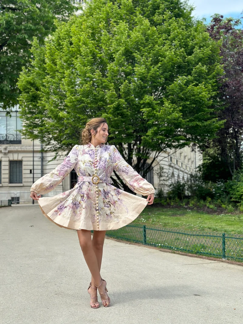Robe Zimmermann Lila