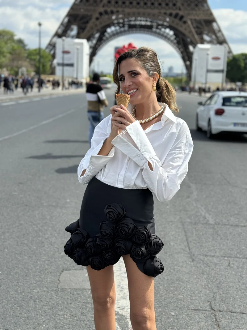 Jupe Fiori noire
