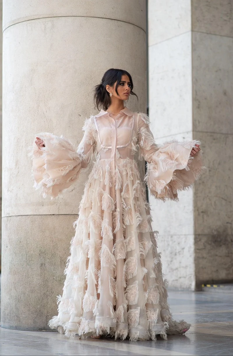 Vente Robe Bellah plume ivoire
