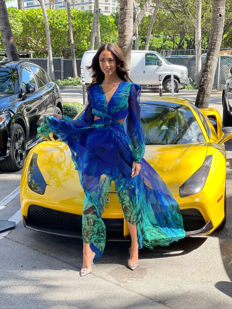 Vente Robe Alila bleu et verte