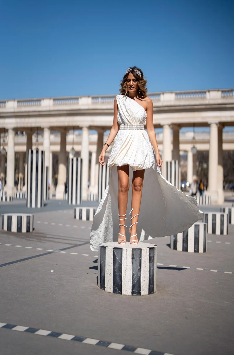 Vente Robe asymetrique blanche Clara