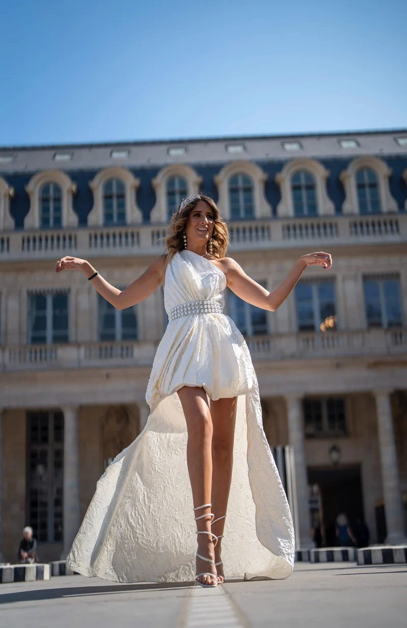 Vente Robe asymetrique blanche Clara