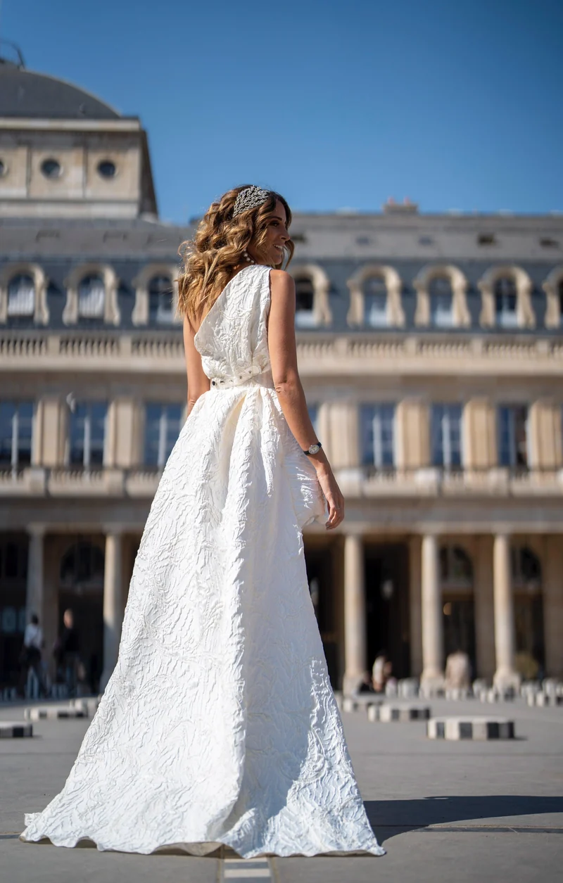 Vente Robe asymetrique blanche Clara
