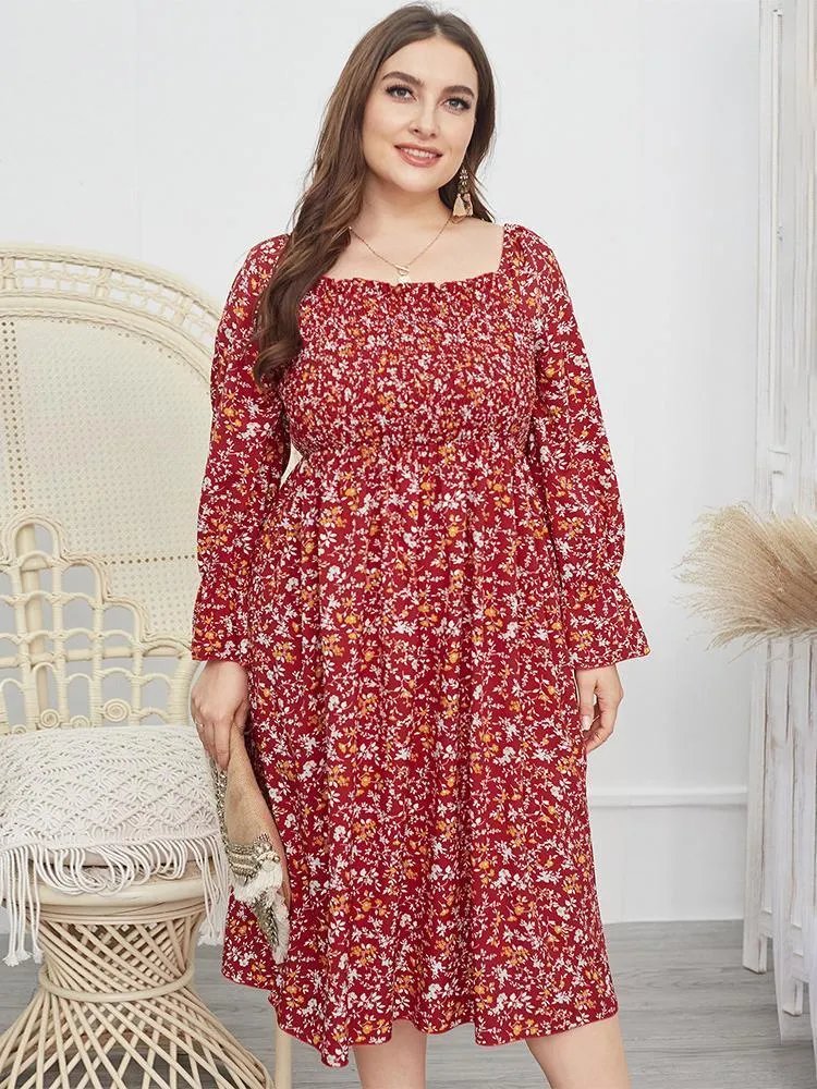 Button Split Hem Skirt