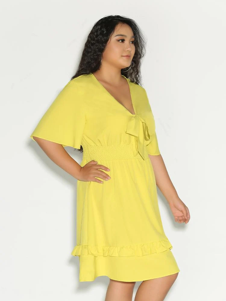 Button Split Hem Skirt