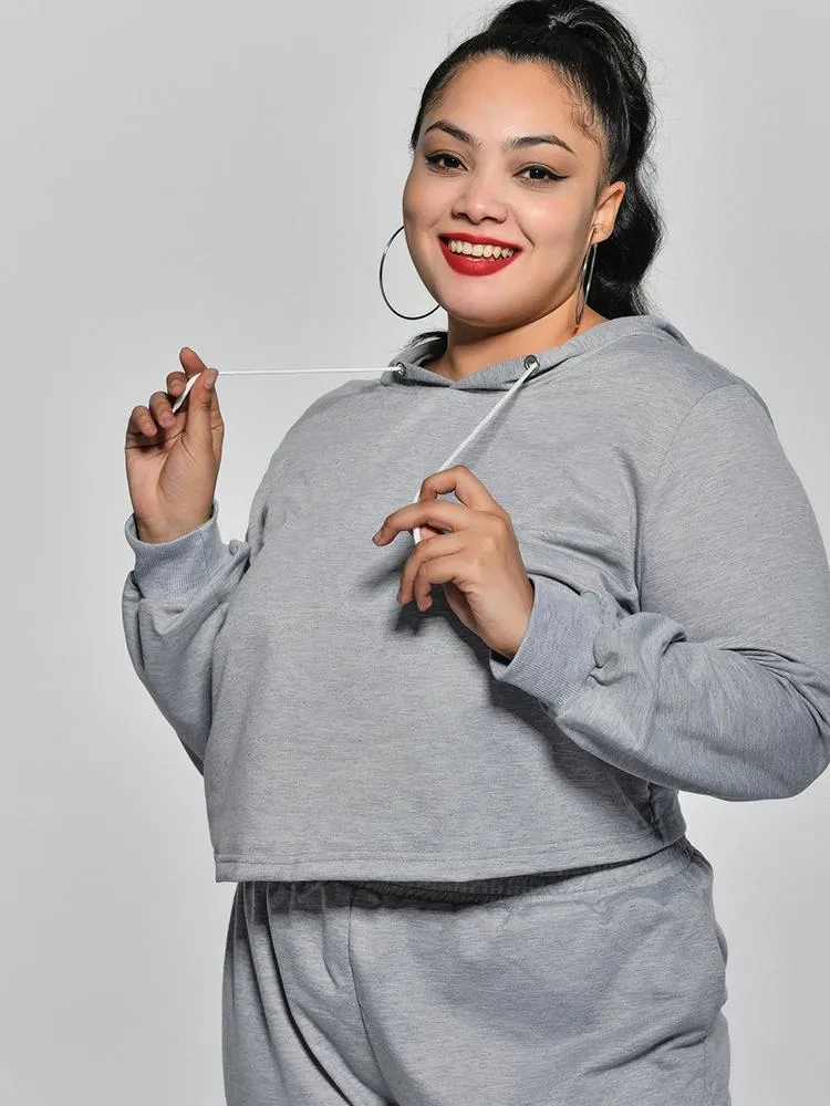 Solid Hoodie Sports Co-ords