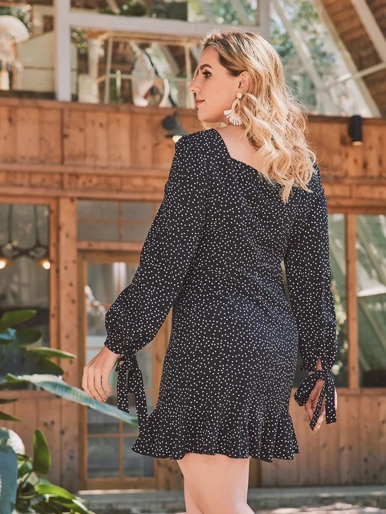 Dot Printed Dress