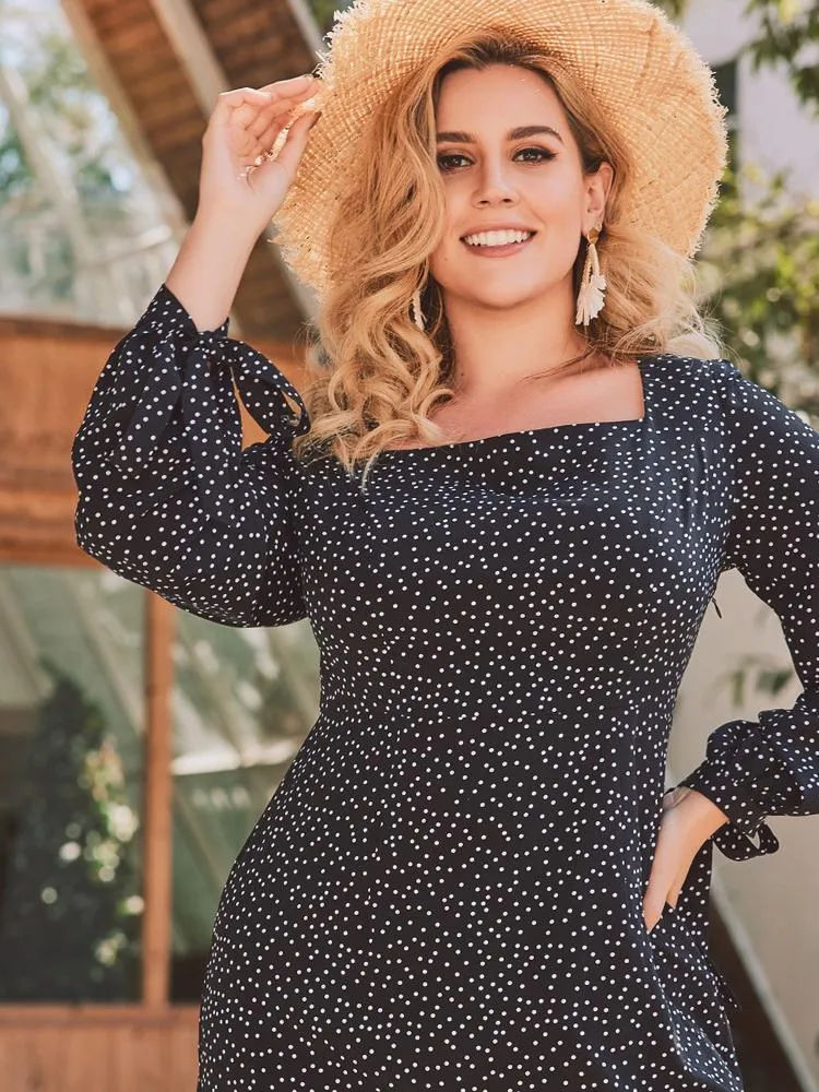 Dot Printed Dress