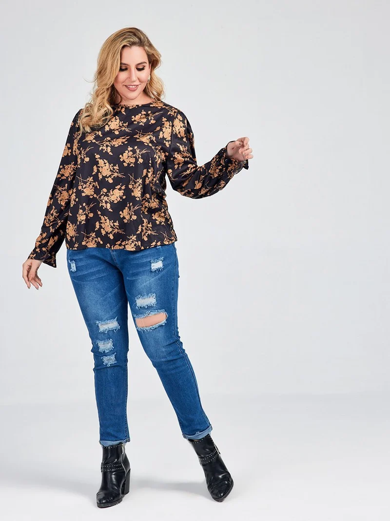 Ditsy Printed Blouse