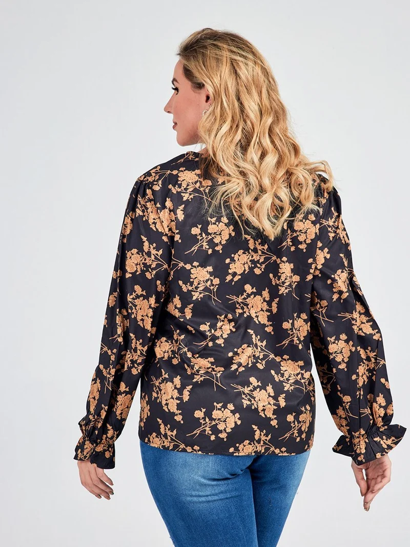 Ditsy Printed Blouse