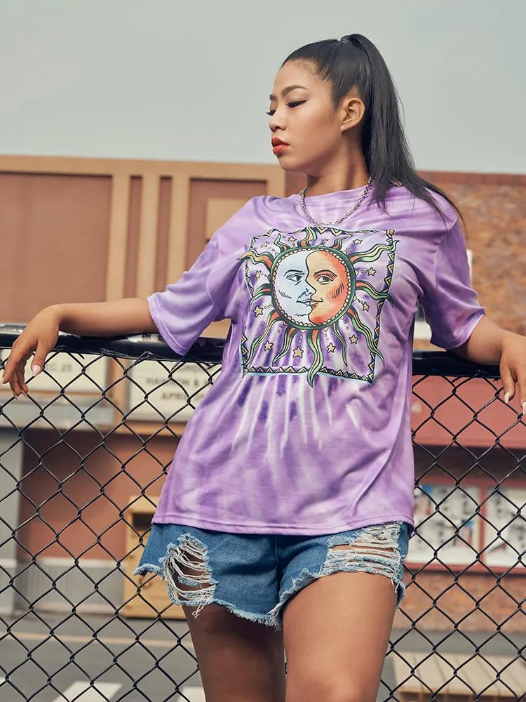 Tie Dye Printed T-shirts
