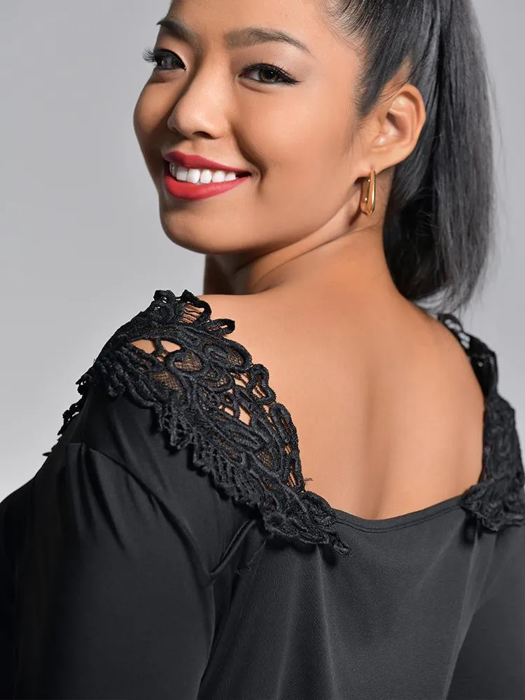 Lace Backless Top