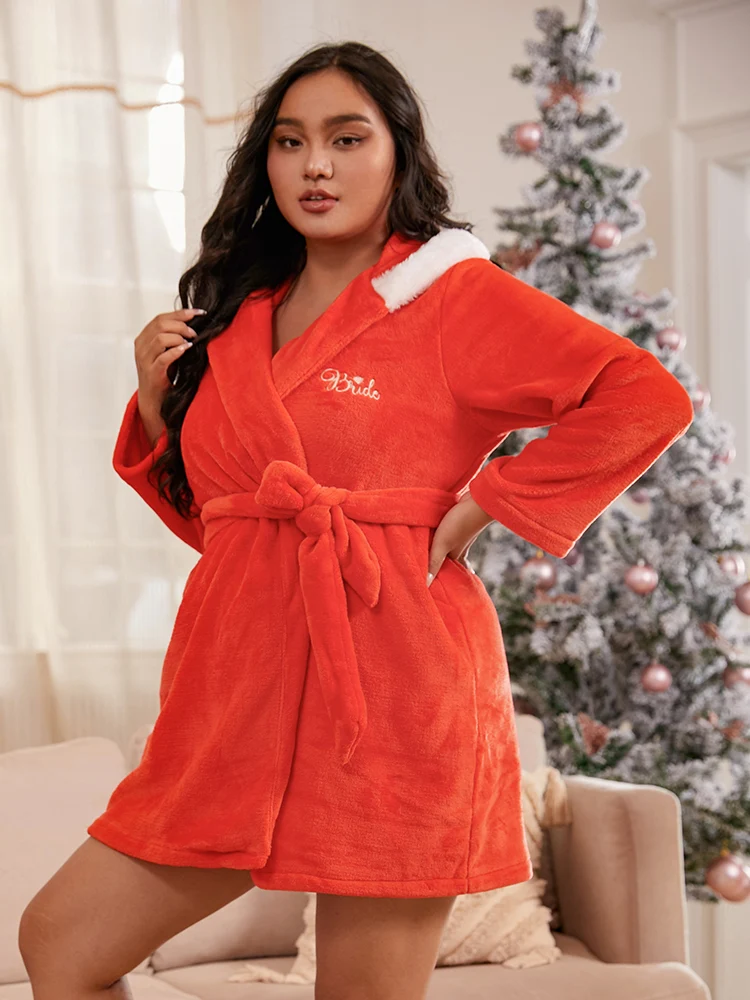 Christmas Belted Contrast Regular Co-Ords