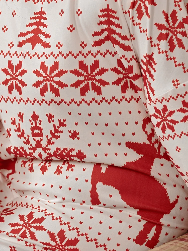 Christmas Printing Regular Dresses