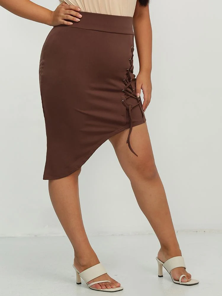 Solid Chiffon Loose Dresses
